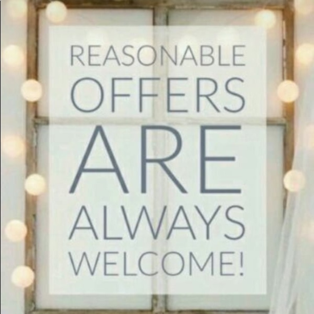 Offers Welcome!